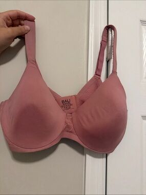 Bali Smooth Underwire Bra - Dusty Rose